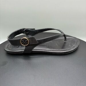 Tory Burch Minnie Travel Slingback Sandals Women’s 6.5 M Black